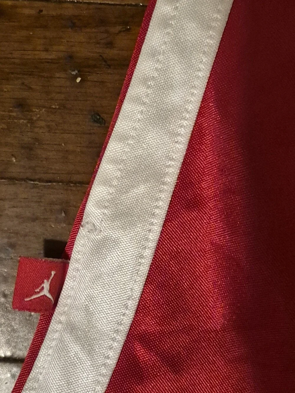 Jordan Mens Sz XL Red Basketball Shorts with White Trim